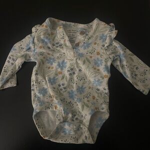 Carter's Floral Baby Long Sleeve Onesie